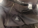 KAILAS凱樂(lè )石XM3美麗諾羊毛抓絨衣男立領(lǐng)半開(kāi)中厚保暖速干秋冬滑雪打底 玄青黑 L 曬單實(shí)拍圖
