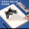 得力（deli）素描紙160g-A4-100張(袋)素描速寫(xiě)涂色繪畫(huà)手繪臨摹學(xué)生用初學(xué)者鉛畫(huà)紙涂鴉美院 曬單實(shí)拍圖