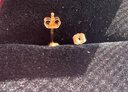 詹米18k金耳堵AU750耳壁耳塞耳背耳扣 防滑后耳堵頭進(jìn)口耳釘帽配件- 花邊款一對 18K黃金 曬單實(shí)拍圖