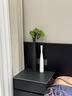 赟婭意式極簡(jiǎn)入戶(hù)玄關(guān)落地擺件客廳電視柜花瓶家居裝飾輕奢藝術(shù)高級感 拉絲黑白組合+美人松1支 曬單實(shí)拍圖