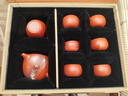 蘇蔻宜興紫砂套裝大紅袍茶具套裝純手工精品高端紫砂壺禮盒裝新年 半月一壺六杯 曬單實(shí)拍圖