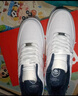 Kappa卡帕女鞋百搭加絨板鞋女2026新款小白鞋厚底保暖運動(dòng)鞋子女 經(jīng)典白/海昌藍（加絨款） 37 曬單實(shí)拍圖