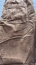 優(yōu)衣庫男裝女裝燈芯絨舒適九分褲/長(cháng)褲休閑褲479137 35 淺褐色 M 曬單實(shí)拍圖