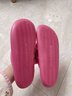 樸西夏季EVA女士拖鞋可外穿防滑舒適一體成型沙灘人字拖室內涼拖鞋 安哥拉紅 新年熱銷(xiāo)色 40-41 曬單實(shí)拍圖