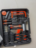 綠林手電鉆充電家用組合多功能電鉆工具箱套裝 12V雙速電鉆102件套 曬單實(shí)拍圖