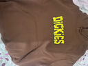 Dickies美式印花抓絨連帽衛衣秋冬寬松休閑情侶上衣DK0A8868 卡布奇諾棕 M 曬單實(shí)拍圖