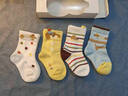 貝比嬰兒襪子春秋季純棉a類(lèi)兒童娃子無(wú)骨秋冬款新生兒不勒腿寶寶襪子 快樂(lè )小狗 春秋款【禮盒裝】 4雙 1-2歲 適合腳長(cháng)12-14cm（鞋碼16-20） 曬單實(shí)拍圖