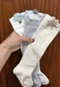 貝肽斯嬰兒襪子秋冬款純棉過(guò)膝襪新生嬰幼兒長(cháng)筒襪不勒腿寶寶高筒襪 萌寵樂(lè )園-3雙裝 春秋款【10A抗菌 不勒小腿】 0-6月 【適合腳長(cháng)8-10cm】 曬單實(shí)拍圖