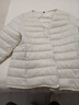 2025新款輕薄羽絨棉服女短款秋冬季內膽棉衣洋氣修身小棉襖外套潮 米白-【圓領(lǐng)可變V領(lǐng)】 2XL 建議110-120斤 曬單實(shí)拍圖