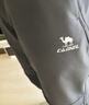 駱駝（CAMEL）加絨工裝男褲防風(fēng)防水傘兵軟殼休閑褲 C15CAYL6014 幻影黑 XXL 曬單實(shí)拍圖