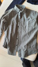 BLACKMONDAY高級感純棉襯衫男長(cháng)袖春秋季全棉磨毛抗皺免燙男士商務(wù)休閑襯衣 曬單實(shí)拍圖