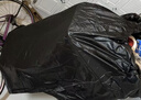 摩托車(chē)車(chē)罩全罩車(chē)衣電動(dòng)車(chē)防雨罩遮雨防曬隔熱電動(dòng)車(chē)防塵罩子車(chē)套 黑銀雙色 中號【適用于1.8-2.2米長(cháng)】 曬單實(shí)拍圖