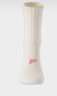FILA FUSION斐樂(lè )襪子情侶款高腰襪休閑運動(dòng)襪長(cháng)筒襪 椰奶白-IV S 曬單實(shí)拍圖