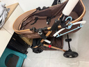 逗逗熊高景觀(guān)嬰兒推車(chē)兩用避震輕便兒童車(chē)推車(chē)可折疊寶寶可坐可躺BB車(chē) 旗艦卡其+全功能+單手收+橡膠輪 曬單實(shí)拍圖