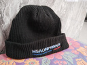 目丸秋冬保暖字母針織帽子男防寒嘻哈護耳毛線(xiàn)帽時(shí)尚百搭包頭冷帽潮流 黑色 曬單實(shí)拍圖