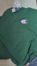 Champion冠軍情侶短袖t恤25春夏新款運動(dòng)休閑純色寬松刺繡上衣 綠色 S 曬單實(shí)拍圖