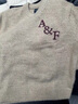 Abercrombie & Fitch【經(jīng)典LOGO】美式絨感保暖套頭毛衣針織衫25秋冬男裝120-5181 卡其色 S (175/92A) 曬單實(shí)拍圖