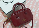 CHARLIE&KELLI品牌 CK輕奢包包女包潮流波士頓包2026新款保齡球枕頭包單肩斜挎 安可拉紅【聯(lián)系客服順豐包郵】 曬單實(shí)拍圖