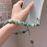 茂悅創(chuàng  )意青綠貓爪菩提根手機鏈掛繩高端串珠掛件手腕款攜帶防丟吊墜女 曬單實(shí)拍圖