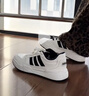 阿迪達斯（adidas）男鞋女鞋休閑板鞋防滑耐用時(shí)尚透氣情侶款小白鞋 曬單實(shí)拍圖