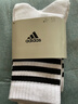 adidas三雙裝經(jīng)典三條紋舒適毛巾底加厚運動(dòng)襪男女阿迪達斯 曬單實(shí)拍圖