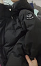 鴨鴨羽絨服女短款2025冬季新款小個(gè)子甜美氣質(zhì)休閑百搭防寒保暖外套HT 黑色 L (165) 曬單實(shí)拍圖