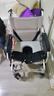 維馳輪椅老人癱瘓帶坐便器防水可洗澡家用護理折疊輕便減震輕便手推車(chē) 01扁管工藝舒適大輪椅款-坐便-洗澡-減震 曬單實(shí)拍圖