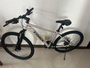 千里達（TRINX）千里達M985山地自行車(chē)禧瑪諾21速油壓碟剎霞光銀17寸 曬單實(shí)拍圖