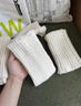 SecretWorld針織襪套白色襪子女小腿襪JK雪地靴子腿套秋冬保暖加厚長(cháng)筒堆堆襪 曬單實(shí)拍圖
