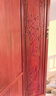 崇城榆木實(shí)木雙開(kāi)門(mén)頂箱柜嫁妝儲物三門(mén)大衣柜臥室雙開(kāi)門(mén)組合中式家具 大衣柜一對196*55*196 曬單實(shí)拍圖
