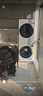 美的（Midea）清風(fēng)明月2.0洗烘塔 滾筒洗衣機全自動(dòng)10KG 帶烘干洗烘一體 熱泵 MGH20A-W+AIR 以舊換新 國家補貼  曬單實(shí)拍圖