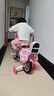 鑫旺彤自行車(chē)兒童3-6-10歲單車(chē)男女童輕便腳踏車(chē)輔助輪5歲女孩車(chē)公主車(chē) 粉色【閃光輪+護欄靠背】 12寸 適合身高80-105cm 曬單實(shí)拍圖