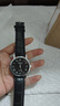 男手表歐式簡(jiǎn)約大方潮流休閑手表羅馬刻度藍光玻璃表盤(pán) 黑帶黑盤(pán) 曬單實(shí)拍圖