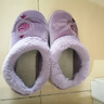 回力國風(fēng)棉拖鞋包跟女士冬季保暖加絨加厚家居鞋室內防滑家用棉鞋女 紫色  36-37 曬單實(shí)拍圖
