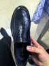 森達休閑皮鞋男春秋新款商場(chǎng)同款簡(jiǎn)約休閑平底皮鞋1VG02AM5 黑色 43 曬單實(shí)拍圖