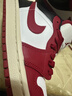 耐克（NIKE）休閑鞋aj女鞋2026春季新款AIR JORDAN 1 AJ1低幫籃球鞋運動(dòng)鞋 DC0774-160馬年限定新年款/黑-帆白-本命年紅色 36.5 曬單實(shí)拍圖