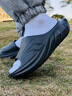 361°飛翼拖鞋男鞋厚底2026新款防滑運動(dòng)拖鞋緩震沙灘鞋學(xué)生戶(hù)外涼拖鞋 墨羽黑-男女同款 42-43 (265mm) 曬單實(shí)拍圖