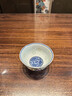 富玉五彩玲瓏青花茶杯主人杯景德鎮中式功夫茶單杯精致陶瓷杯杯子 斗彩五彩玲瓏團菊杯（庫存極少） 曬單實(shí)拍圖