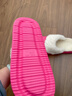 樸西冬季防水可拆卸棉拖鞋女士保暖室內厚底防滑可外穿 樹(shù)莓紅 40-41 曬單實(shí)拍圖