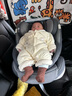 貝比途（BOBEITOO）貝安pro兒童安全座椅汽車(chē)用0-12歲嬰兒寶寶車(chē)載可躺i-Size認證 至尊版銀河灰（上拉帶+175°躺角+單手旋轉） 曬單實(shí)拍圖
