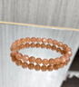 綠儂珠寶 月光石手串橙白灰月光圓珠單圈手鏈送女友閨蜜新年禮物 【橙月光】直徑約8mm單圈 曬單實(shí)拍圖