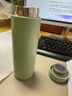 富光 保溫杯小巧可愛(ài)便攜少女316不銹鋼迷你水杯簡(jiǎn)約保溫瓶禮物送女友 牛油果綠300ml+升級316L材質(zhì) 曬單實(shí)拍圖