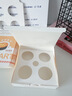 皓梵潔法式蛋撻包裝盒一次性蛋撻盒打包盒裝蛋撻的盒子雪媚娘包裝盒家用 【4粒帶托】立體蛋撻盒 10只裝 曬單實(shí)拍圖