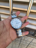 冠琴（GUANQIN）男士手表全自動(dòng)機械表瑞士認證情侶手表男款夜光防水商務(wù)高端男表 銀白鋼帶/機械機芯/夜光防水 42mm 曬單實(shí)拍圖
