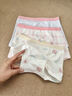 貓人女童內褲兒童純棉a類(lèi)抗菌四角褲6-12歲中小童女孩寶寶平角短褲頭 混色 【100%純棉底襠】 3條 140 【建議體重50-65斤】 曬單實(shí)拍圖
