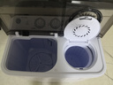 小鴨半自動(dòng)洗衣機迷你小型波輪大容量租房宿舍家用雙桶雙缸分區脫水甩干老式強力去污易操作 以舊換新 8.5公斤【洗5.5+脫3】強力去污 雙缸 終生維修 曬單實(shí)拍圖
