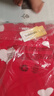 巴拉巴拉（BALABALA）女童連衣裙兒童裙子秋裝款新年季中大童荷葉邊保暖拜年服 紅色愛(ài)心-00366 130 cm 曬單實(shí)拍圖