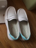 永高哥護士鞋女真皮軟底防滑不累腳內增高7CM8醫護松糕透氣工作小白鞋春 2271白蘭(內增高)7CM 36 曬單實(shí)拍圖