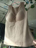 古今（GUJIN）羊絨蠶絲保暖背心女2025新款加絨加厚德絨帶胸墊文胸背心一體冬季 曬單實(shí)拍圖