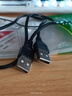 雨碩USB延長(cháng)線(xiàn)公對母公對公高速數據線(xiàn)2.0筆記本散熱器加長(cháng)轉接線(xiàn) USB2.0公對公數據線(xiàn)/黑色0.5米 曬單實(shí)拍圖